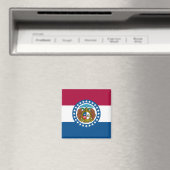 Aimant Drapeau d'État du Missouri (In Situ (Lave-vaisselle))
