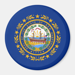 Aimant Drapeau d'Etat du New Hampshire