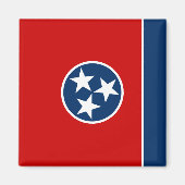 Aimant Drapeau d'état du Tennessee (Devant)
