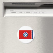 Aimant Drapeau d'état du Tennessee (In Situ (Lave-vaisselle))