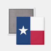 Aimant Drapeau d'État texan (Texas) (Recto/Verso)