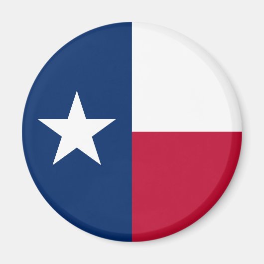 Aimant Drapeau d'État texan (Texas) (Devant)