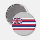 Aimant Drapeau d'Hawaï (État des États-Unis) (Recto/Verso)