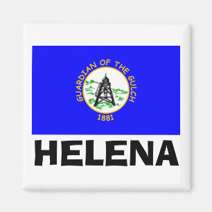 Aimant Drapeau d'Helena, Montana