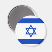 Aimant Drapeau d'Israël (Recto/Verso)
