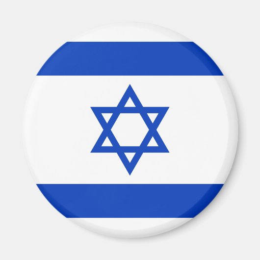 Aimant Drapeau d'Israël (Devant)