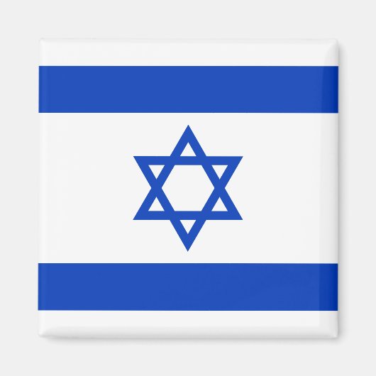 Aimant Drapeau d'Israël (Devant)