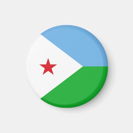 Aimant Drapeau Djibouti (Devant)