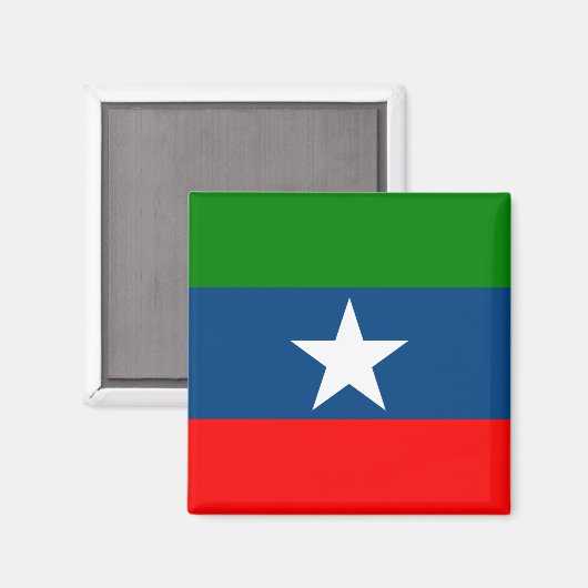 Aimant Drapeau d'Ogaden (Recto/Verso)