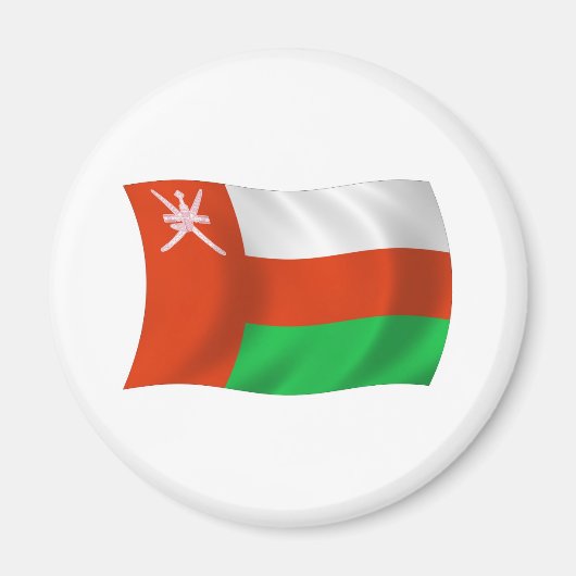 Aimant Drapeau d'Oman (Devant)