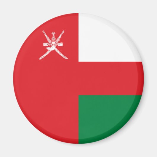 Aimant Drapeau d'Oman (Devant)
