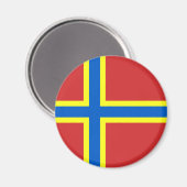 Aimant Drapeau d'Orkney (Recto/Verso)