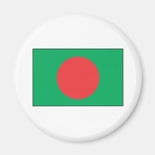 Aimant Drapeau du Bangladesh (Devant)