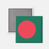 Aimant Drapeau du Bangladesh (Recto/Verso)