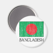 Aimant Drapeau du Bangladesh (Recto/Verso)