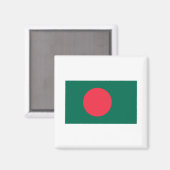 Aimant Drapeau du Bangladesh BD (Recto/Verso)