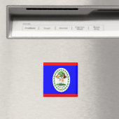 Aimant Drapeau du Belize (In Situ (Lave-vaisselle))