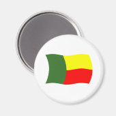 Aimant Drapeau du Bénin (Recto/Verso)