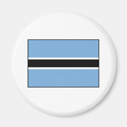 Aimant Drapeau du Botswana (Devant)