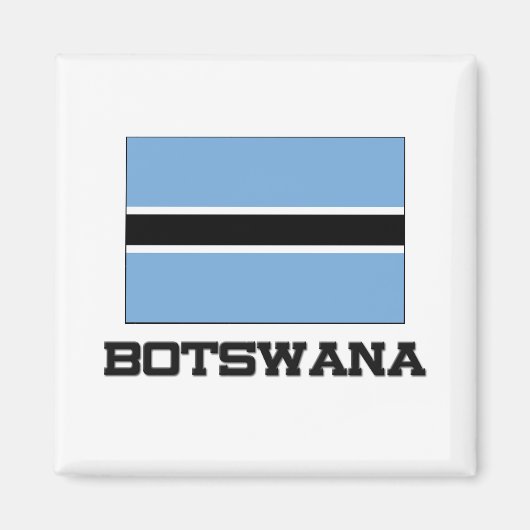 Aimant Drapeau du Botswana (Devant)