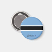 Aimant Drapeau du Botswana et Africain - fans de voyages/ (Recto/Verso)