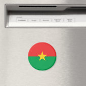 Aimant drapeau du Burkina Faso (In Situ (Lave-vaisselle))