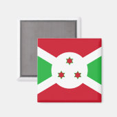 Aimant Drapeau du Burundi (Recto/Verso)