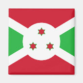 Aimant Drapeau du Burundi (Devant)