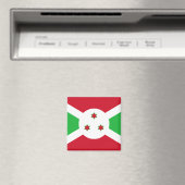 Aimant Drapeau du Burundi (In Situ (Lave-vaisselle))