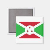 Aimant Drapeau du Burundi (Recto/Verso)