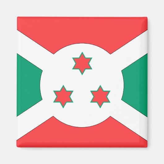 Aimant Drapeau du Burundi (Devant)