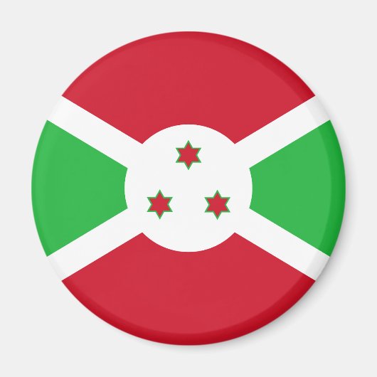 Aimant Drapeau du Burundi patriotique (Devant)