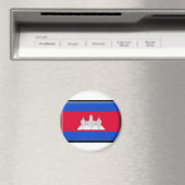 Aimant Drapeau du Cambodge (In Situ (Lave-vaisselle))