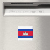 Aimant Drapeau du Cambodge (In Situ (Lave-vaisselle))
