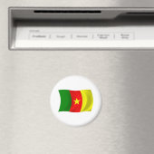 Aimant Drapeau du Cameroun (In Situ (Lave-vaisselle))