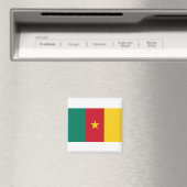 Aimant Drapeau du Cameroun (In Situ (Lave-vaisselle))