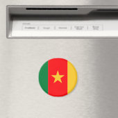 Aimant Drapeau du Cameroun (In Situ (Lave-vaisselle))