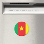 Aimant Drapeau du Cameroun (In Situ (Lave-vaisselle))