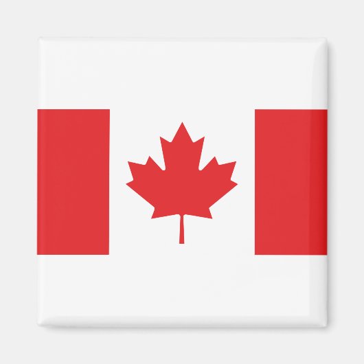 Aimant Drapeau du Canada (Devant)