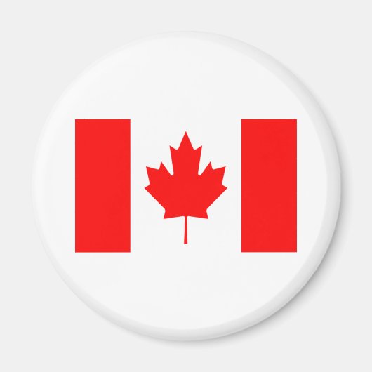 Aimant Drapeau du Canada (Devant)