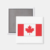 Aimant Drapeau du Canada (Recto/Verso)