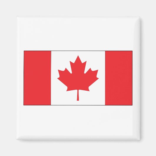 Aimant Drapeau du Canada (Devant)