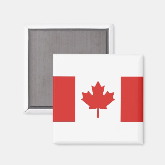 Aimant Drapeau du Canada (Recto/Verso)