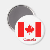Aimant Drapeau du Canada (Recto/Verso)