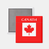 Aimant Drapeau du Canada (Recto/Verso)