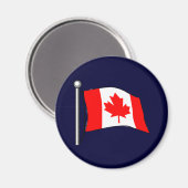 Aimant Drapeau du Canada (Recto/Verso)