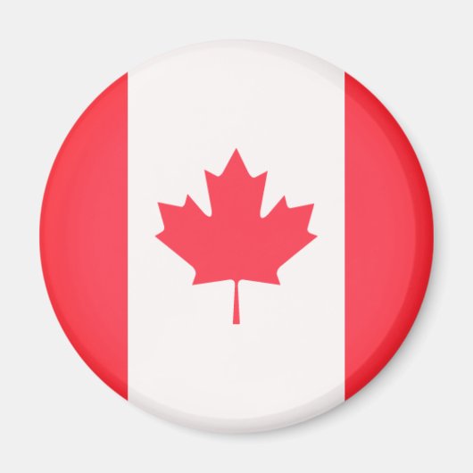Aimant Drapeau du Canada (Devant)