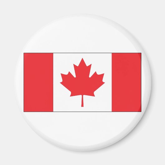 Aimant Drapeau du Canada (Devant)