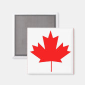 Aimant Drapeau du Canada, Joyeuse fête du Canada (Recto/Verso)