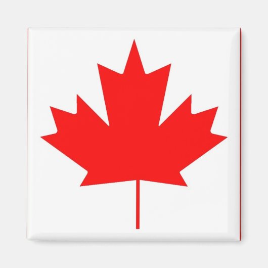 Aimant Drapeau du Canada, Joyeuse fête du Canada (Devant)